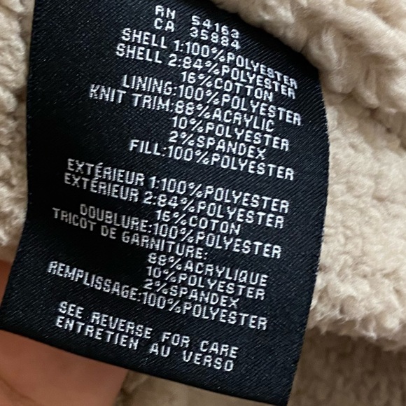 NWT Cole Hann Men’s 28 Tonal Mix Media Diamond With Faux Sherpa Lining Size XXL - Picture 10 of 11